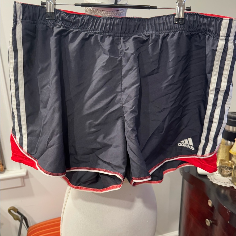 Adidas Men's Navy Blue Shorts
